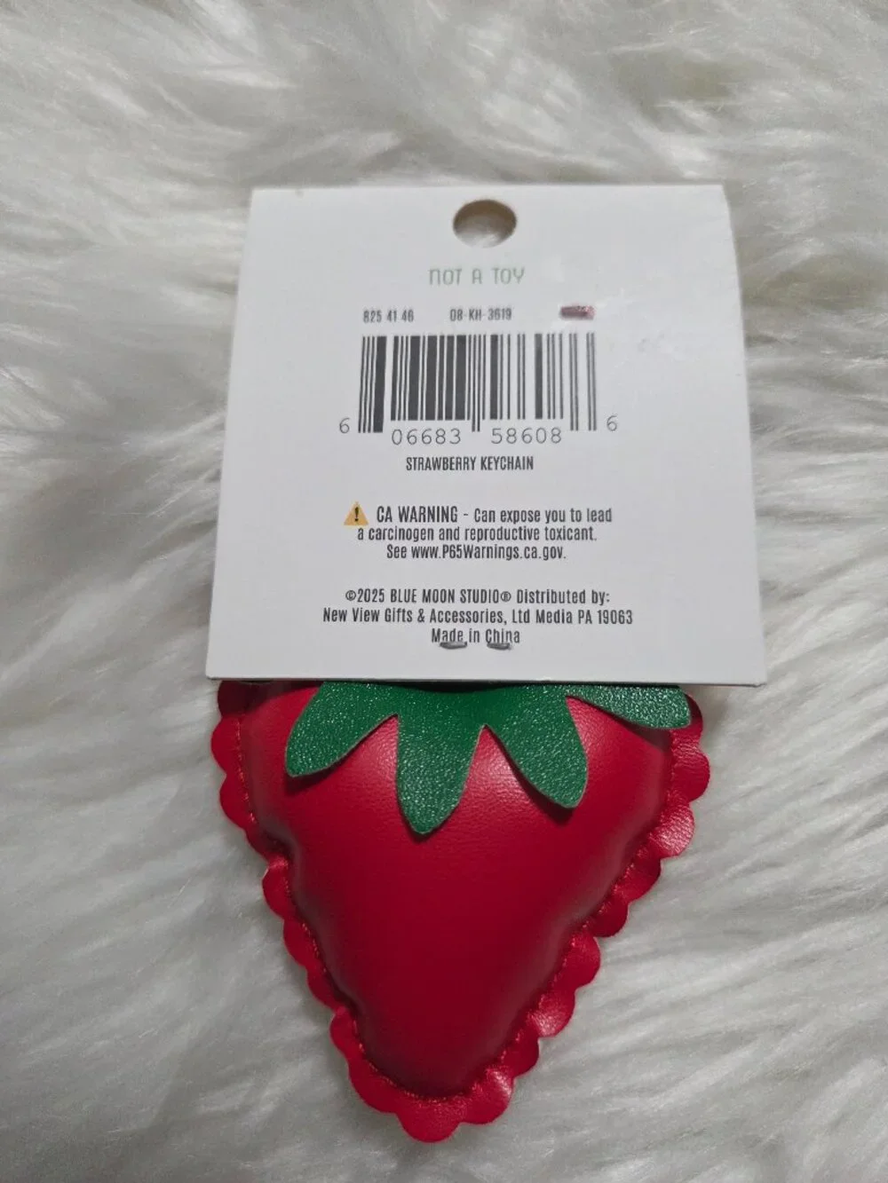 Blue Moon Studio Strawberry Bag Charm